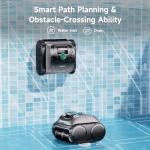 (2026 Upgrade) WYBOT C1 Pool Robot Vacuum for Inground Pools, 4-in-1 Cordless Robotic Pool Cleaner Lasts 150min, Triple-Motor up to 1,614 Sq.ft, Smart APP Support, Auto Wall & Waterline Cleaning