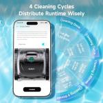 (2026 Upgrade) WYBOT C1 Pool Robot Vacuum for Inground Pools, 4-in-1 Cordless Robotic Pool Cleaner Lasts 150min, Triple-Motor up to 1,614 Sq.ft, Smart APP Support, Auto Wall & Waterline Cleaning