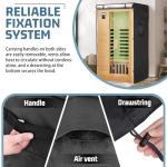 Iceberg Elf Outdoor Sauna Cover 420D Heavy-Duty Waterproof Durable Protector, Fits 48"x45"x74" U/V & Weather-Resistant for Year-Round Protection