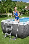 Bestway 58335E-BW 42 Inch Flowclear Above Ground Pool Ladder