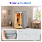 MRWiZMS Sauna Cover, Waterproof and Tear-Resistant Outdoor/Indoor Sauna Cover, Light-Colored Sauna Cover Can Effectively Reduce Heat Absorption (40" Wx38 Dx73 H)