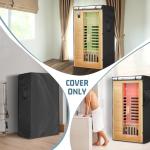 Iceberg Elf Outdoor Sauna Cover 420D Heavy-Duty Waterproof Durable Protector, Fits 49"x43"x75" U/V & Weather-Resistant for Year-Round Protection