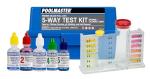 Poolmaster 22270 5-Way Swimming Pool or Spa Water Chemistry Test Kit with Case, Premier Collection