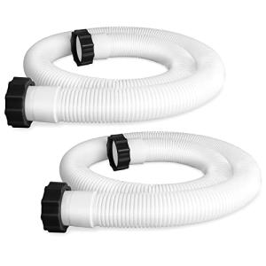 2 Pcs Pool Hoses for Above Ground Pools 1 1/2 Inch Diameter 59" Long Pool Pump Hose Replacement Filter Pump Hose Accessories