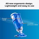 POOL BLASTER Catfish (Gen 2) Cordless Spa & Hot Tub Vacuum, More Power & Capacity, 45 Min Runtime, Spot Cleaning in Small Above Ground Swimming Pools, Rechargeable Spa Vac