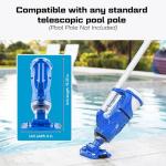 POOL BLASTER Catfish (Gen 2) Cordless Spa & Hot Tub Vacuum, More Power & Capacity, 45 Min Runtime, Spot Cleaning in Small Above Ground Swimming Pools, Rechargeable Spa Vac