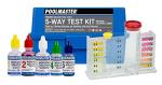 Poolmaster 22270 5-Way Swimming Pool or Spa Water Chemistry Test Kit with Case, Premier Collection