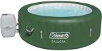 Coleman Palm Springs EnergySense AirJet Inflatable Hot Tub Spa (77" x 28") | Portable Hot Tub with 2 Covers (1 Energy-Efficient Thermal Cover and 1 Standard Cover) | Fits Up to 4-6 Persons | Green