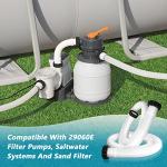 2 Pcs Pool Hoses for Above Ground Pools 1 1/2 Inch Diameter 59" Long Pool Pump Hose Replacement Filter Pump Hose Accessories