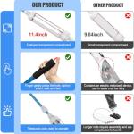 Spa Vacuum Compatible with 6250 Paradise Power, No Pumping, No Batteries or Electricity, Powered by Water Pressure, Cordless Hot Tub Vac Cleaner Picks up Pebbles, Sand&Debris, with Telescopic Handle