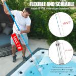 Spa Vacuum Compatible with 6250 Paradise Power, No Pumping, No Batteries or Electricity, Powered by Water Pressure, Cordless Hot Tub Vac Cleaner Picks up Pebbles, Sand&Debris, with Telescopic Handle
