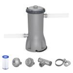 Bestway 1,000 GPH Filter Pump for Above Ground Swimming Pool with Type III-A/C Cartridge