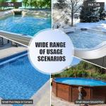 Spa Vacuum Compatible with 6250 Paradise Power, No Pumping, No Batteries or Electricity, Powered by Water Pressure, Cordless Hot Tub Vac Cleaner Picks up Pebbles, Sand&Debris, with Telescopic Handle