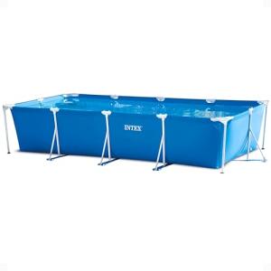 Intex Rectangular Above Ground Swimming Pool, Blue