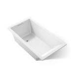 Kohler 1136-0 Underscore® 66" x 36" drop-in bath, White
