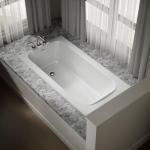 Kohler 25831-0 Avec® 60" x 32" drop-in bath, White