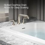 Kohler 25831-0 Avec® 60" x 32" drop-in bath, White