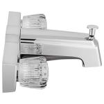 Dura Faucet Economical Classic Tub and Shower Faucet with Diverter (Chrome Polished)