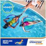 SwimWays Spring Float Premium Papasan Pool Lounger, Inflatable Pool Floats Adult with Fast Inflation for Ages 15 & Up
