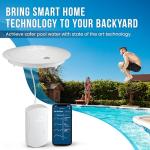 WaterGuru Sense S2 Smart Pool Monitor – Digital Pool & Spa Water Tester for Chlorine, pH, CYA & Alkalinity – Wi-Fi Enabled – Includes C5 Cassette, Float Ring & Batteries