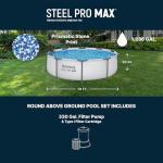Bestway Steel Pro MAX 10' Round Above Ground Pool