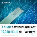 Salt Water Pool Chlorinator System - Saltwater Chlorine Generator with Smart App Control, USA Titanium Cell, Easy to Install, for Pools Up to 15,000 Gallons