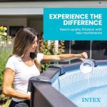 Intex Krystal Clear Saltwater Pool Chlorine System for Above Ground Pools up to 15,000 Gallons, Pool Cleaner with Automatic Timer and Self Cleaning