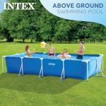 INTEX 14ft Rectangular Above Ground Pool Set