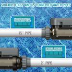 Salt Water Pool Chlorinator System - Saltwater Chlorine Generator with Smart App Control, USA Titanium Cell, Easy to Install, for Pools Up to 15,000 Gallons