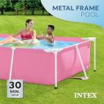 Intex 7ft x 5ft Rectangular Metal Frame Pool
