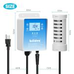 WiFi Salt Chlorine Generator, Briidea Chlorine Generator with USA Titanium Salt Cell, APP Monitoring & Real-Time Salt Alerts, for Swim Spas Up to 2,000 Gallons