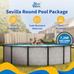 Blue Wave Sevilla 18-ft Round Above Ground Pool
