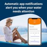 Crystal Smart Water Monitor for Chlorine & Bromine Pools, Hot Tubs & Swim Spas - 24/7 Continuous Digital Water Testing with App Notifications & Customized Chemical Dosing (New Model)