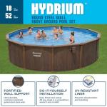 Bestway Hydrium 18' Round Above Ground Pool Set