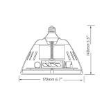 Color Changing LED Pool Lights Bulb for Inground Pool, RGB Pool Light Bulbs Replacement for Pentair Hayward 500 Watt Swimming Pool Lighting Fixture 120 Volt Colored Underwater Rainbow Pool Light