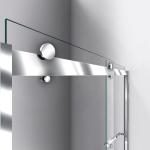 DreamLine Sapphire 56-60 in. W x 60 in. H Semi-Frameless Bypass Tub Door in Chrome, SHDR-6360602-01