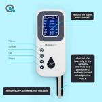 Eagle Ray Digital Pool Water Test Kit by AquaDoc with Digital Water Tester and 30 Pool Test Strips for Chlorine, Bromine, Total Hardness, Cyanuric Acid, Alkalinity, and pH