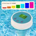 6-in-1 Bluetooth Swimming Pool Water Tester EC/Salinity/pH/ORP/Temperature/Chlorine Meter Wireless Floating Smart Pool Monitor Water Tester for Pools & Swim Spas
