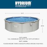 Bestway Hydrium 15' Round Steel Wall Pool Set