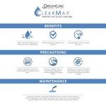 DreamLine Sapphire 56-60 in. W x 60 in. H Semi-Frameless Bypass Tub Door in Chrome, SHDR-6360602-01