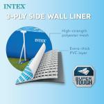 INTEX 14ft Rectangular Above Ground Pool Set