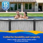 Blue Wave Sevilla 18-ft Round Above Ground Pool