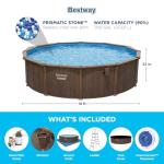 Bestway Hydrium 18' Round Above Ground Pool Set