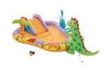 INTEX Dino Park Inflatable Kiddie Pool: Inflatable Kids Pool with Water Sprayer and Slide – Splash Pad – 79" x 62" x 27" – Ages 3+