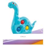 INTEX Dino Park Inflatable Kiddie Pool: Inflatable Kids Pool with Water Sprayer and Slide – Splash Pad – 79" x 62" x 27" – Ages 3+