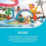 Intex 11' x 7.5' x 44" Dinoland Play Center Kiddie Inflatable Outdoor Swimming Pool