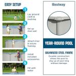 Bestway Hydrium 18' Round Above Ground Pool Set