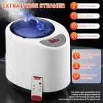 X-Vcak Upgraded Portable Sauna for Home，Relaxation, Steam Sauna for Home with Steamer, Remote Control, Folding Chair, 9 Levels