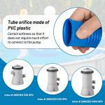 IDEASURE Pool Pump Replacement Hose, 1.25 x 41 Inch Above Ground Pool Hose Compatible with In tex Filter Pump 607, 637, 3 pack 1 1/4 Pool Hoses Replacement Include 6 Hose Clamps