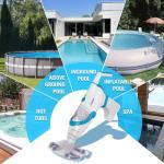 CZYBYTE Handheld Pool Vacuum Cleaner, Rechargeable Pool Bottom Cleaner with 18.5 GPM Strong Suction, 1 H Runtime,for Above Ground/Inground Pools, Spas and Hot Tubs, White